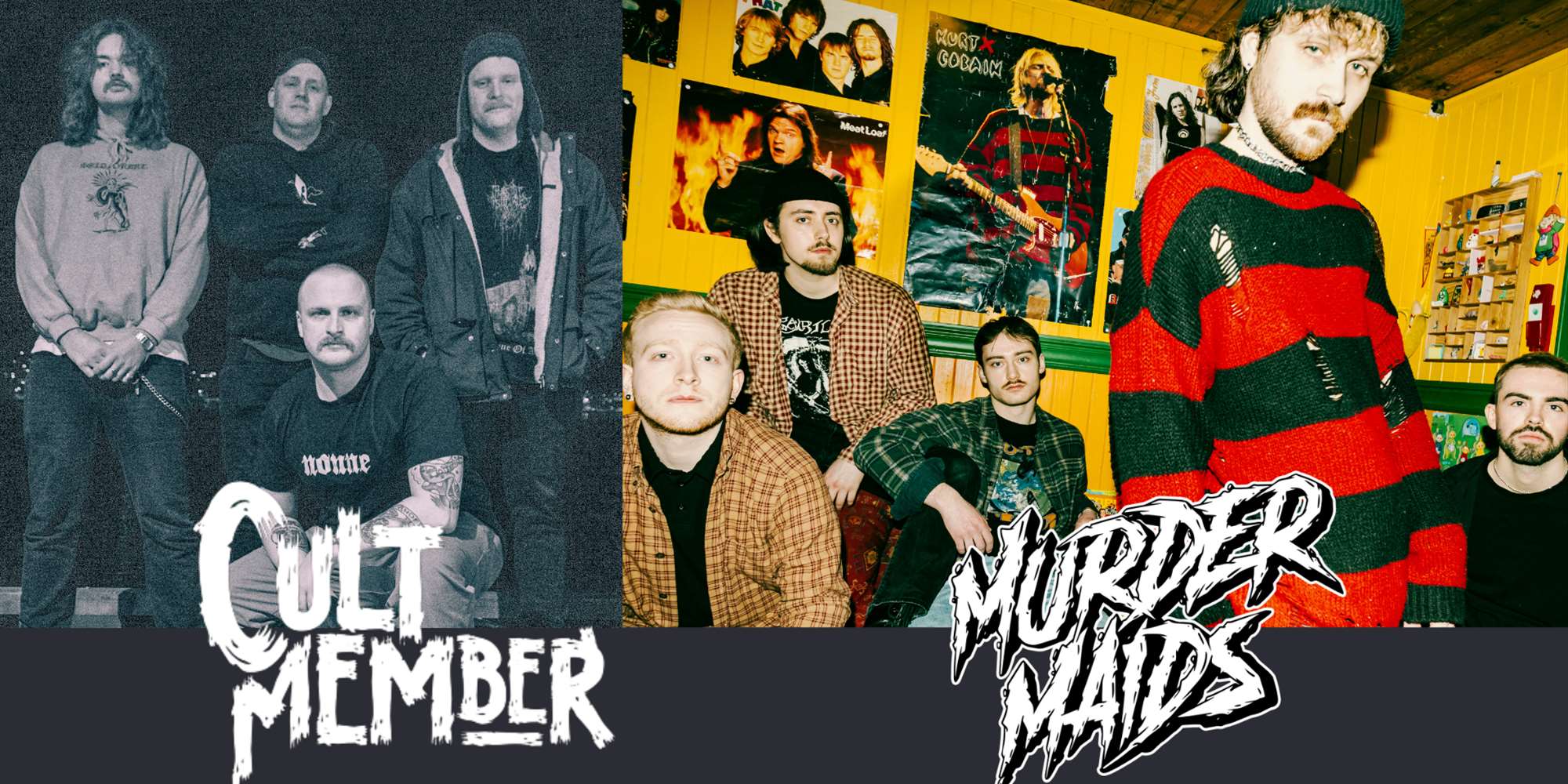 Cult Member, Murder Maids og Split//Bite