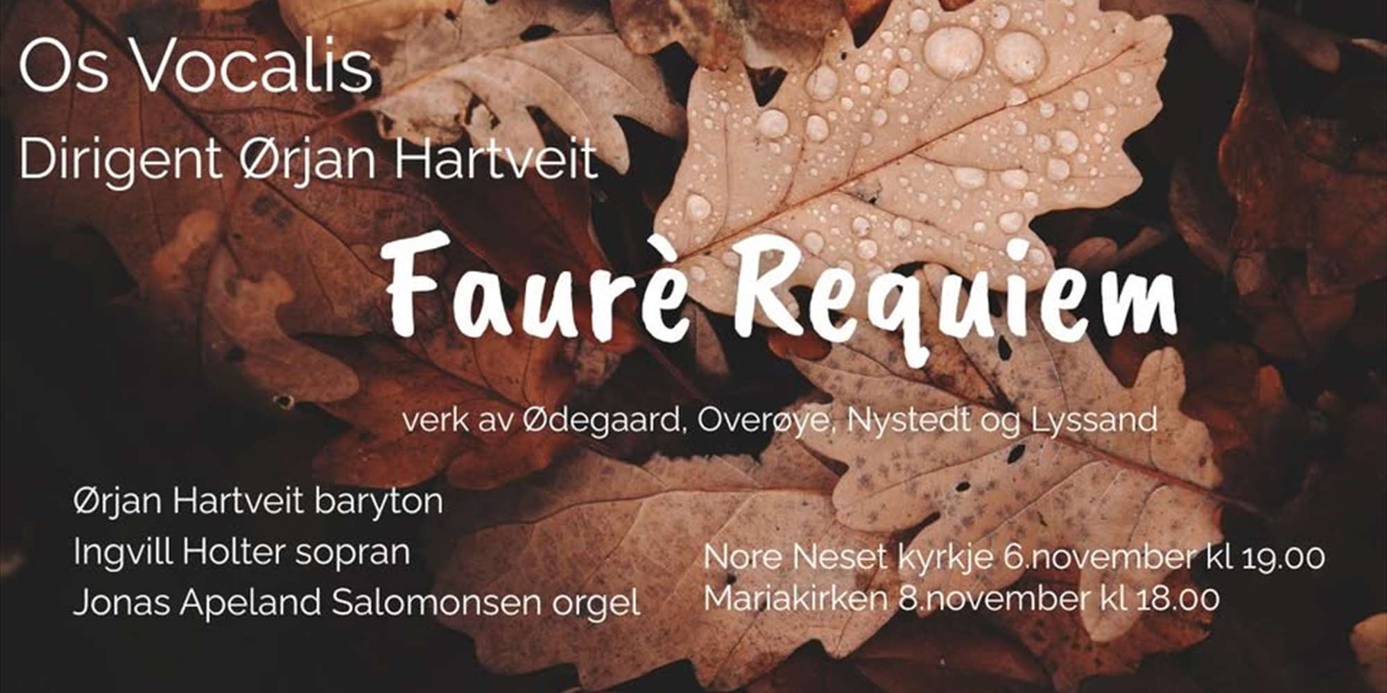 Fauré Requiem 8. november