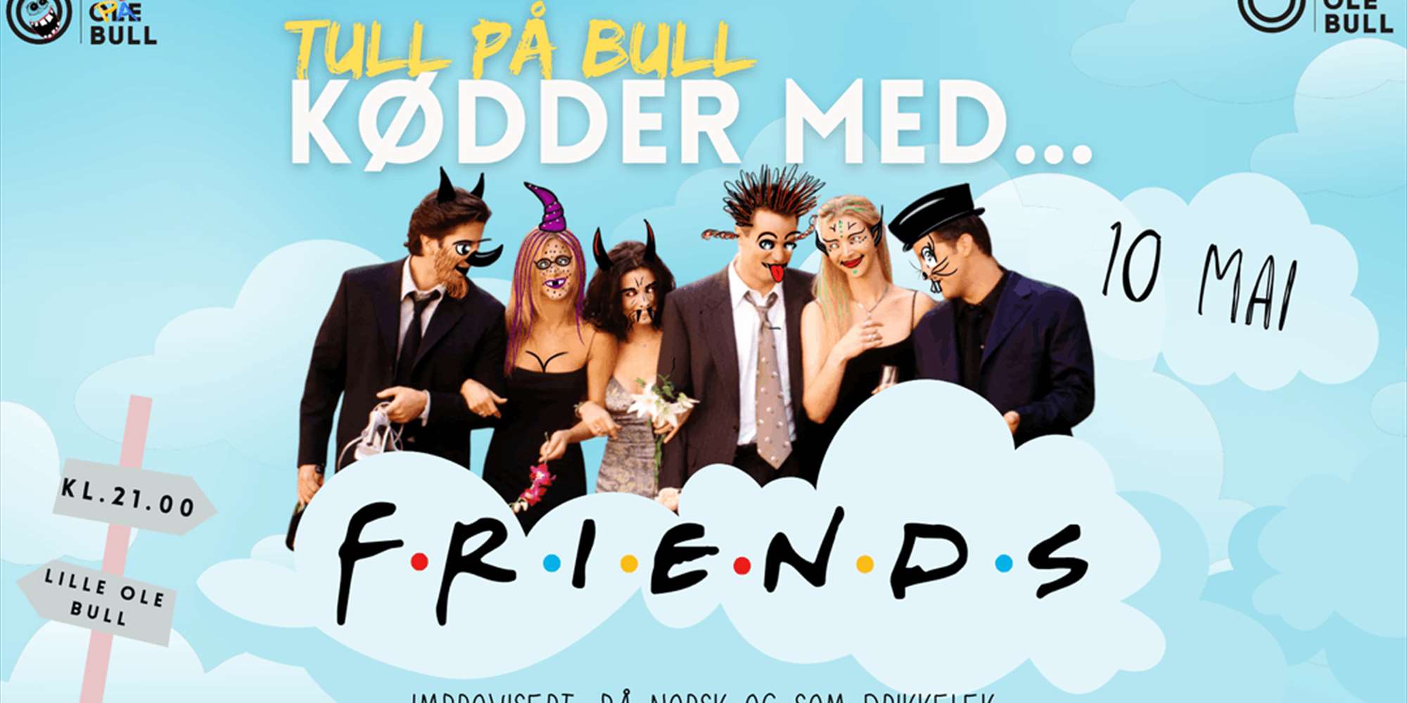 Tull På Bull kødder med FRIENDS