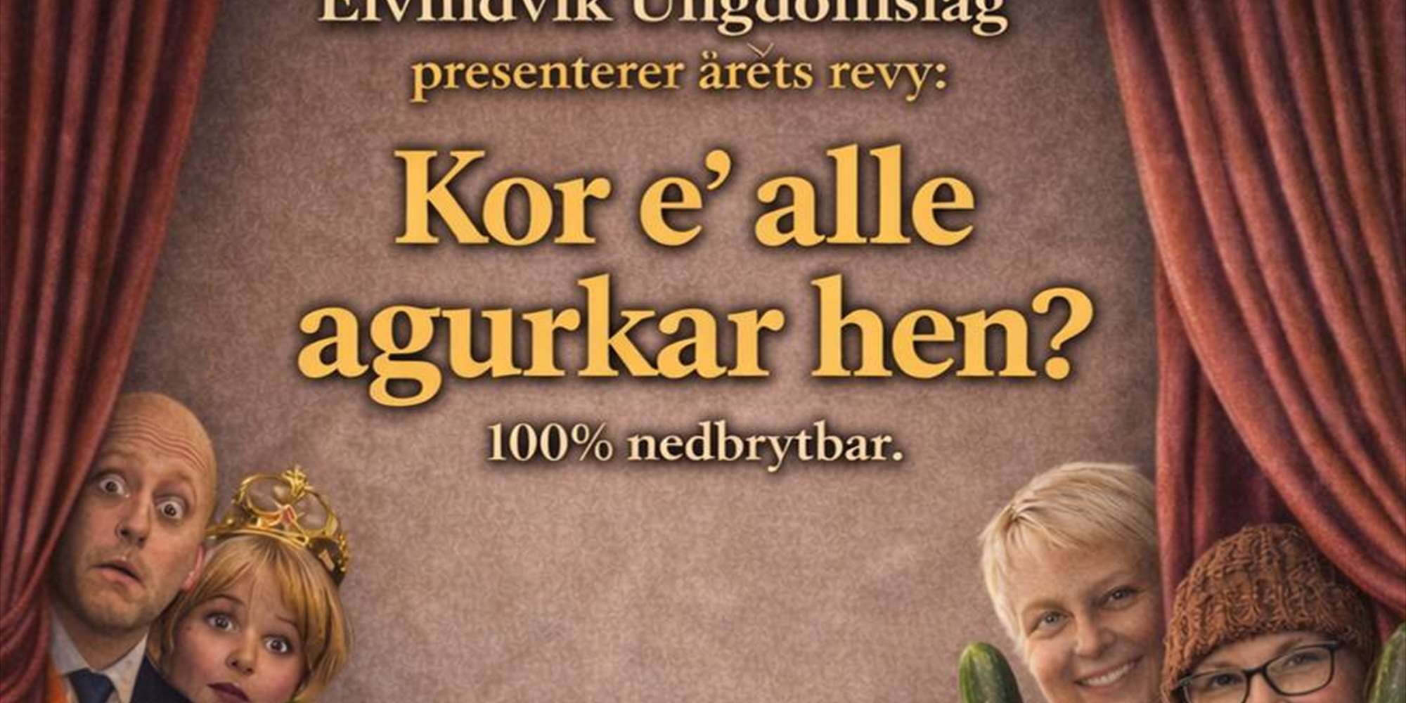 "Kor e alle agurkar hen? - 100% nedbrytbar"