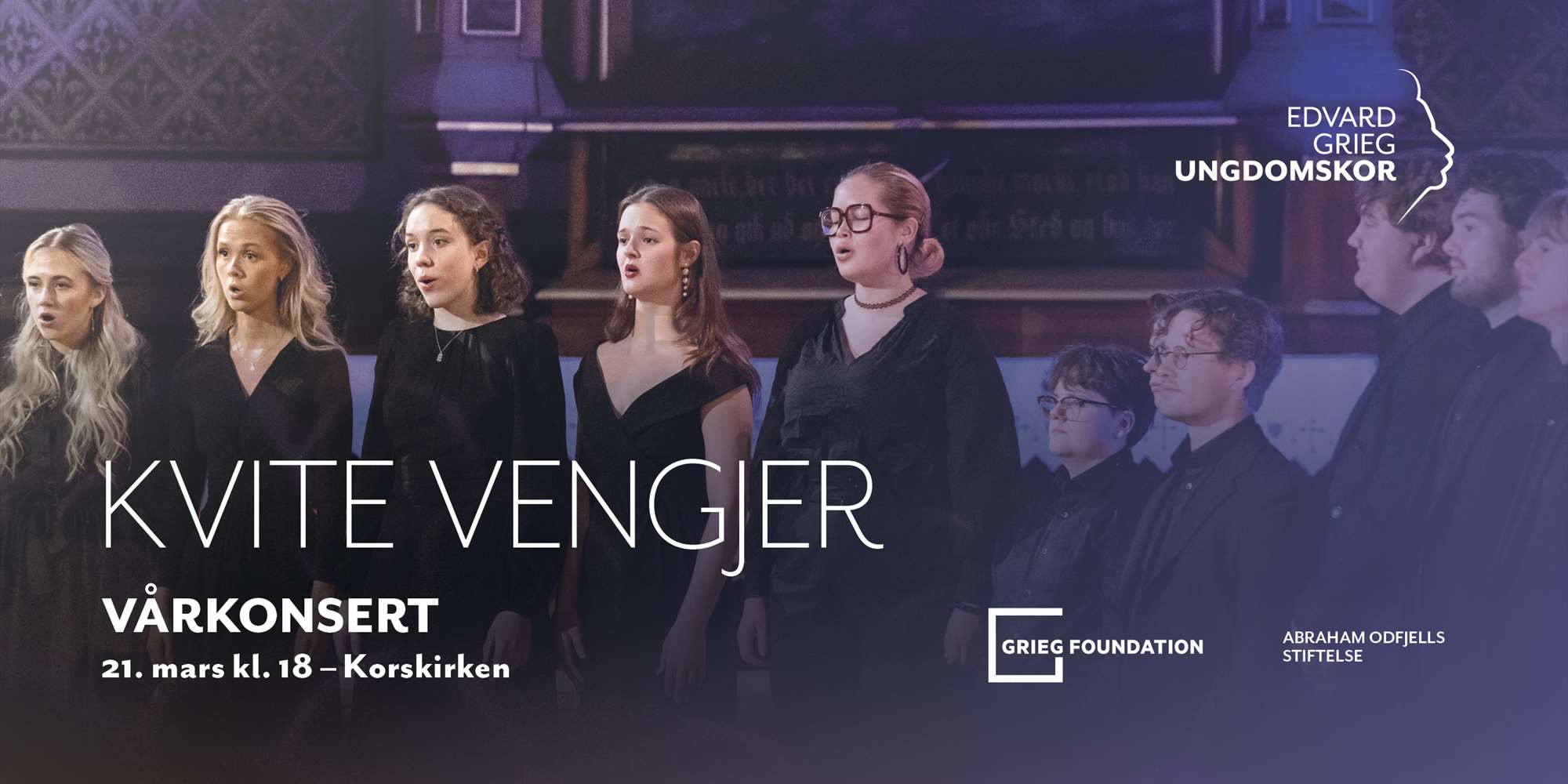 Vårkonsert med Edvard Grieg Ungdomskor