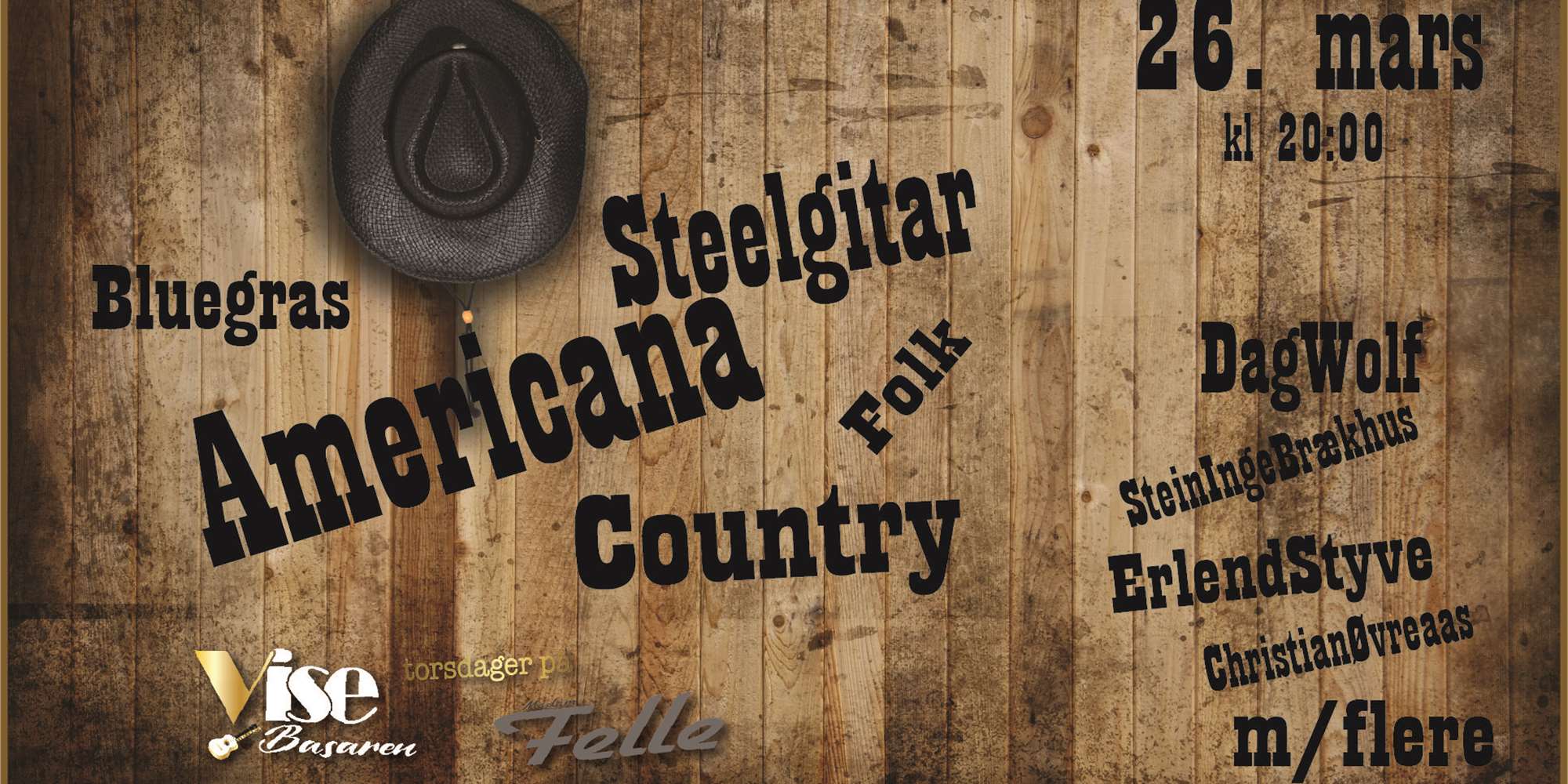 ViseBasaren kjører Americana stil