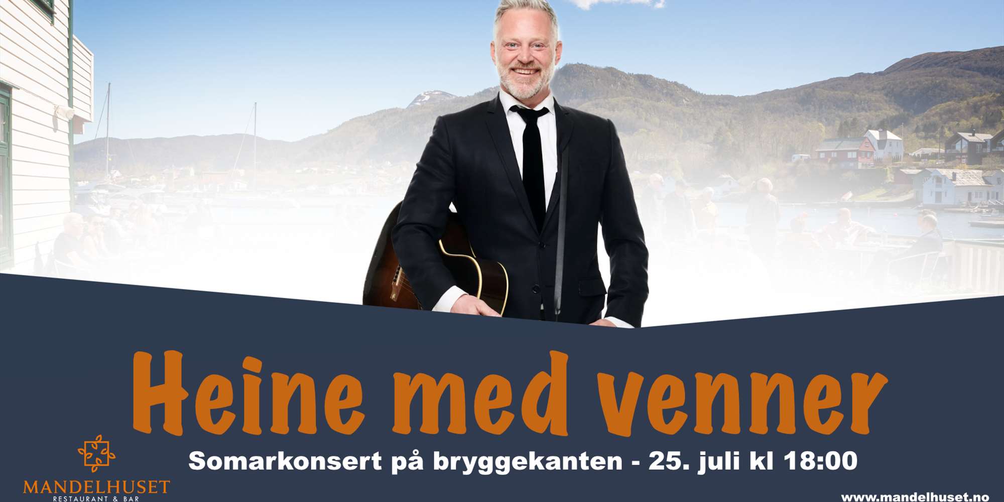 Heine med venner! Sommarkonsert på Mandelhuset