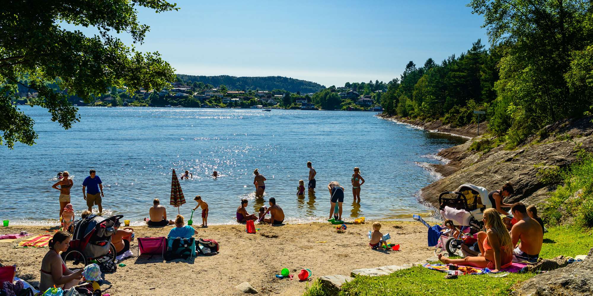 Kyrkjetangen badeplass i Bergen