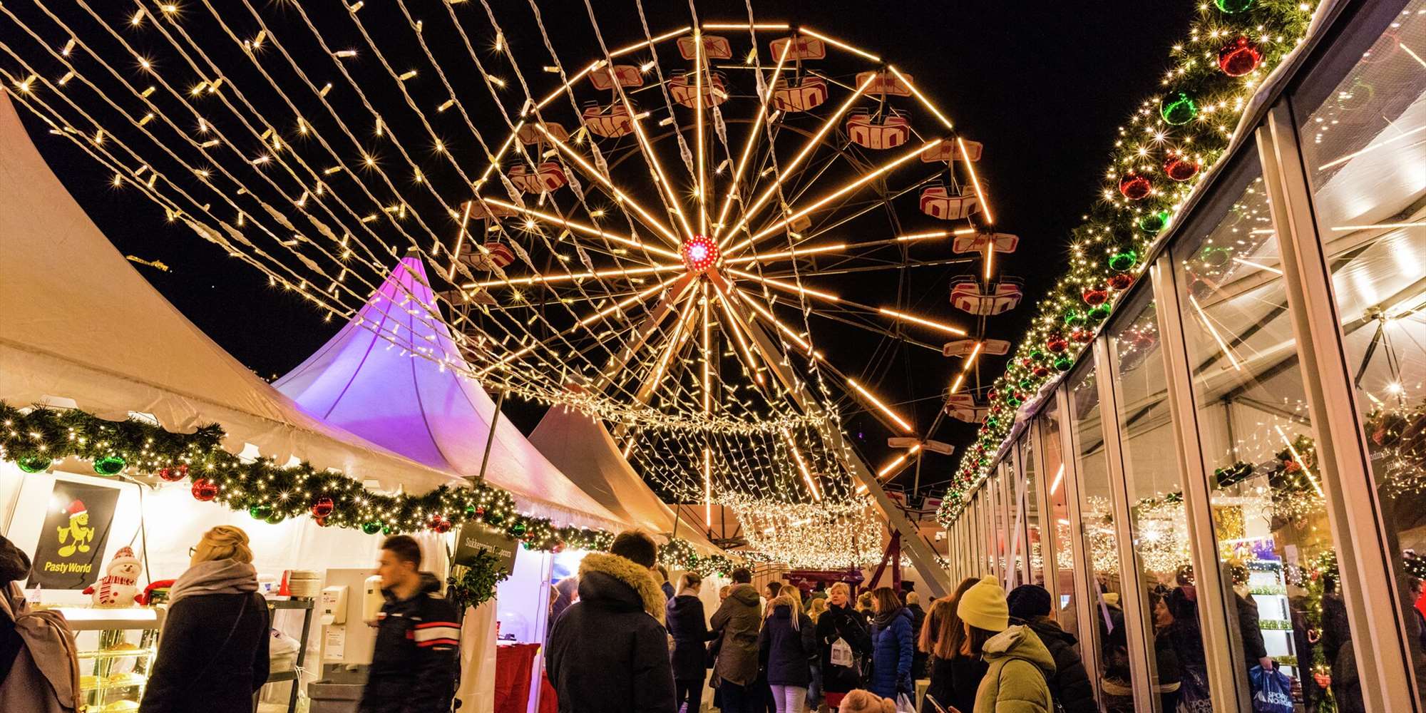 Bergen Julemarked 2024 Store arrangement