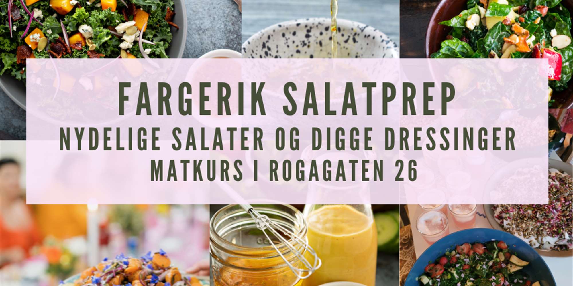 Matkurs: Fargerik salatprep - januar