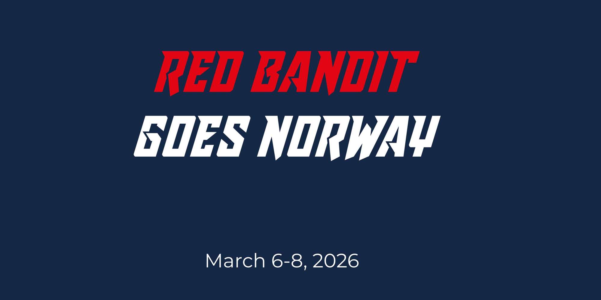 Red Bandit goes Norway