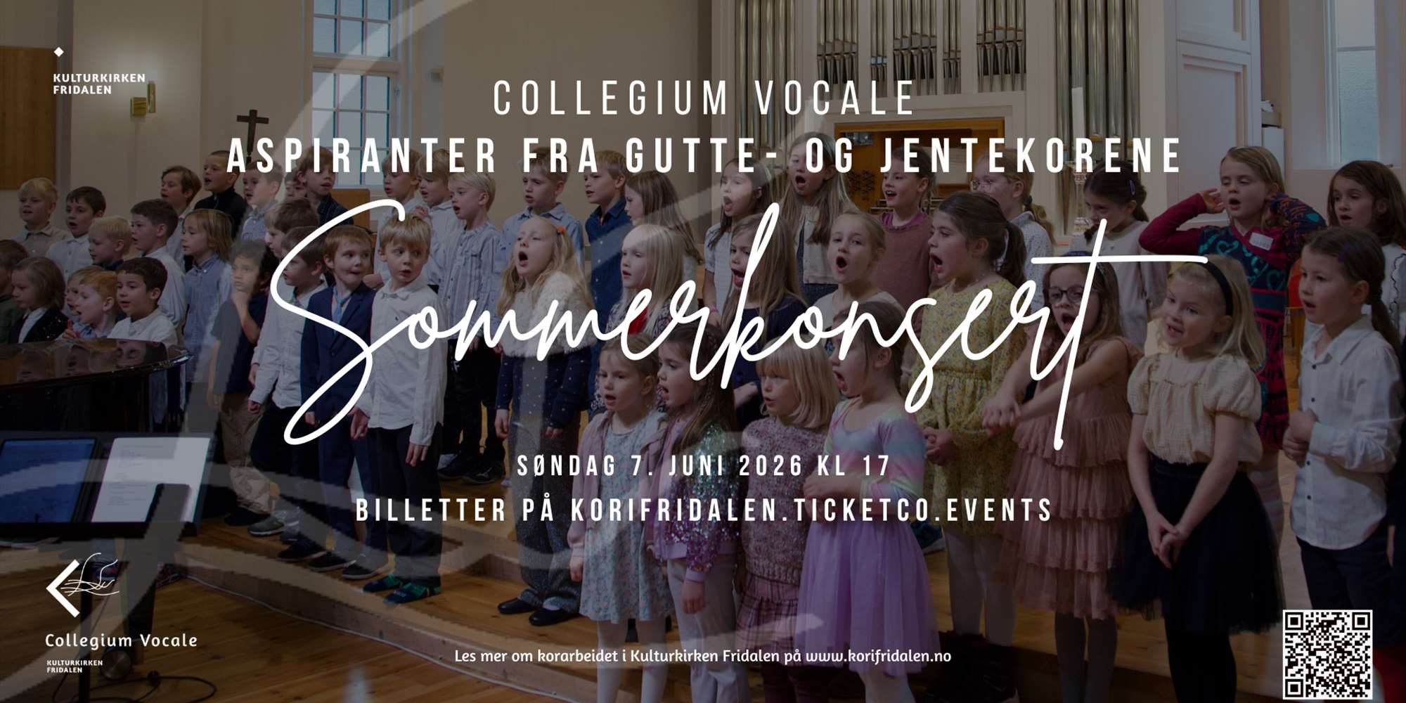 Konsert med Aspirantene i Collegium Vocale