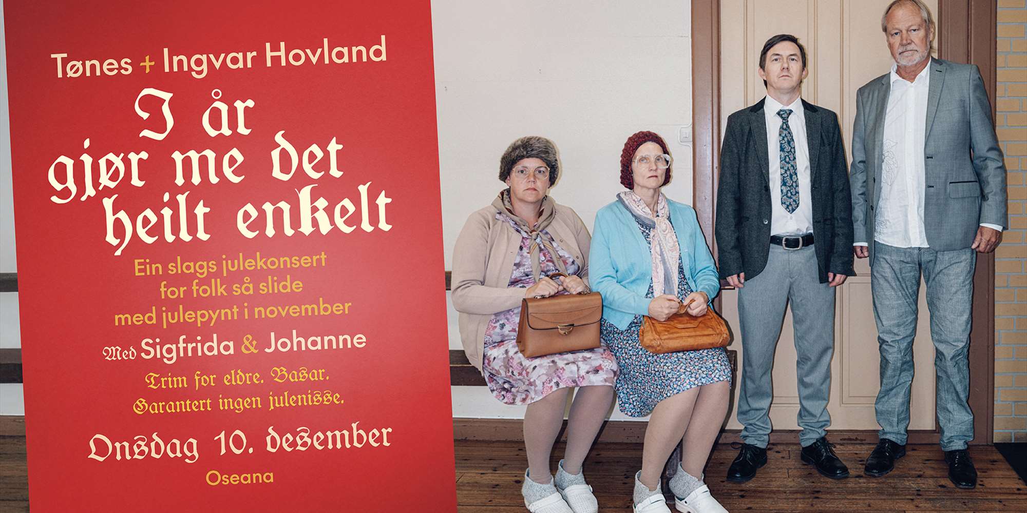 Ein slags julekonsert med Tønes og Ingvar Hovland