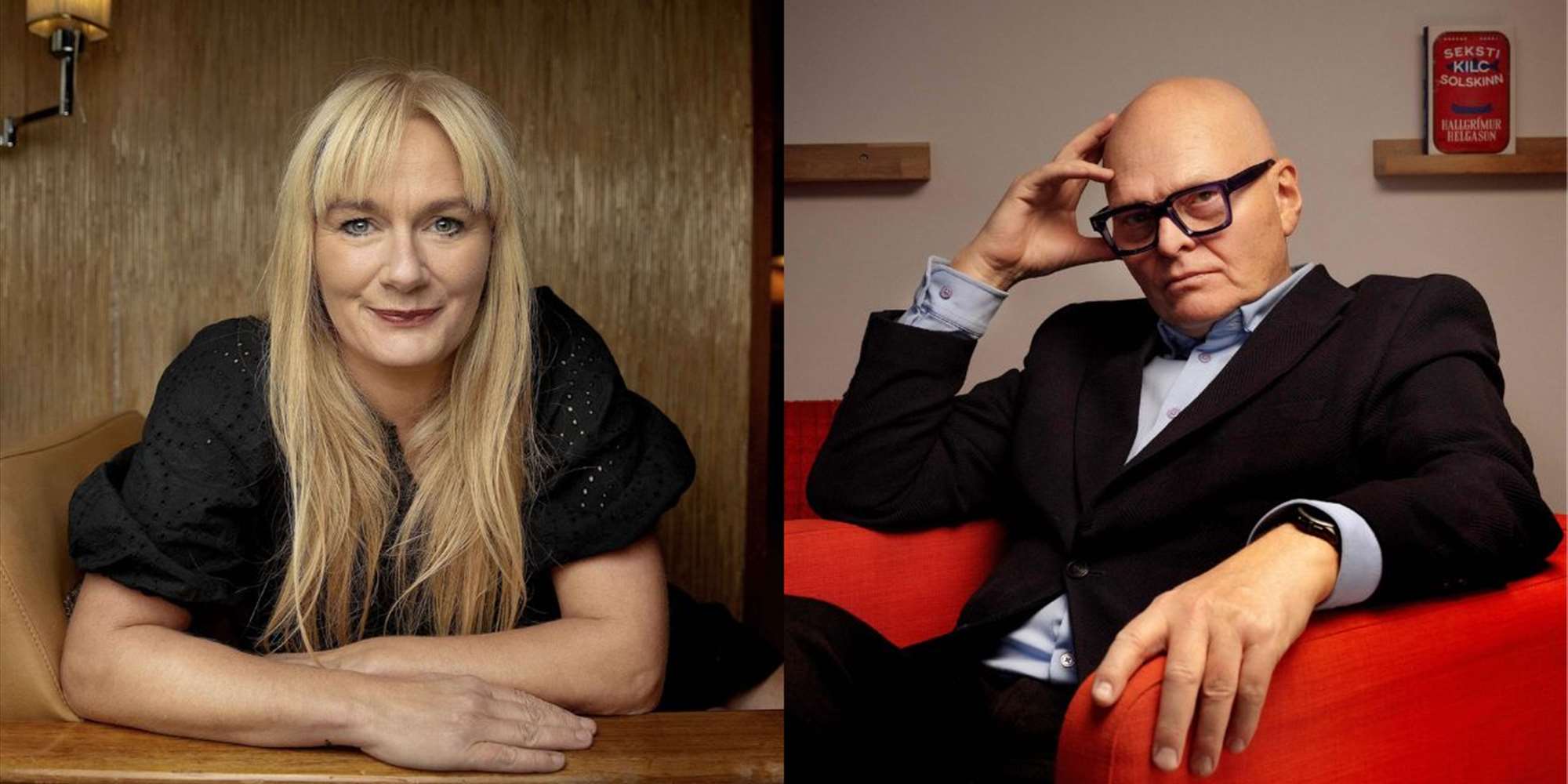 Forfattarsamtale med Hallgrímur Helgason og Marit Eikemo