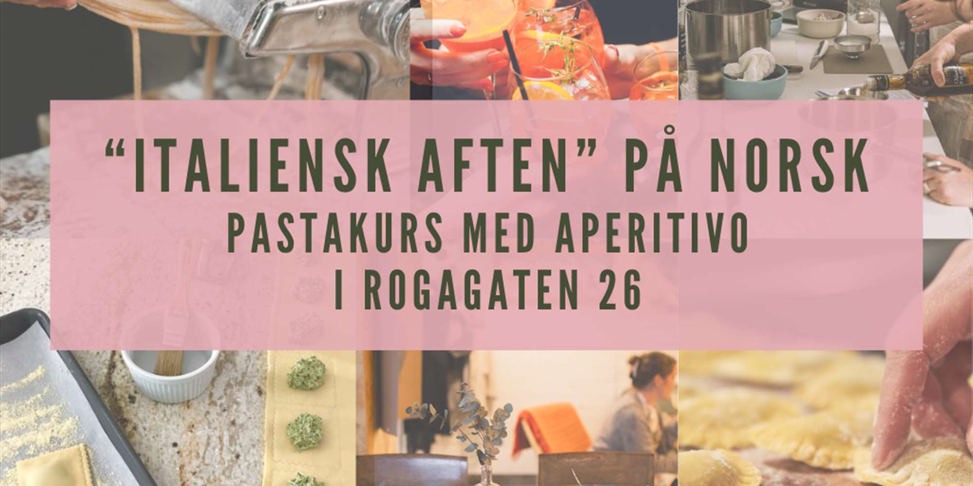 Matkurs: "Italiensk aften" på norsk - mai