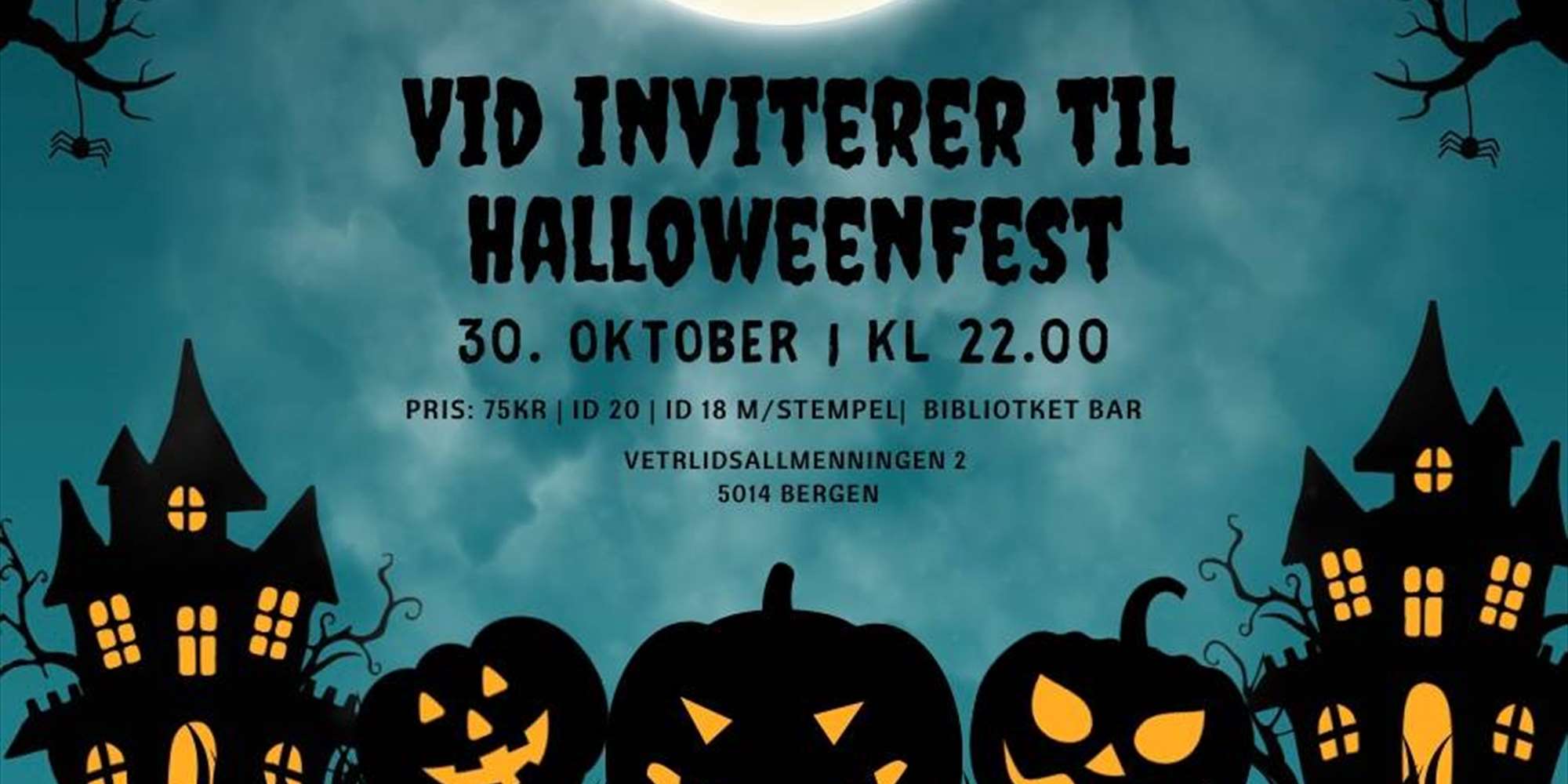 Halloween på Biblioteket Bar