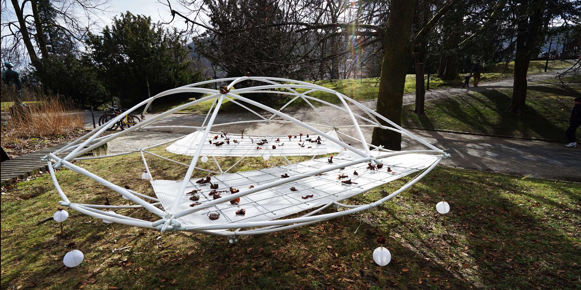 Foto: Fra «Vår», kunstpilotene, Nygårdsparken, april 2026.