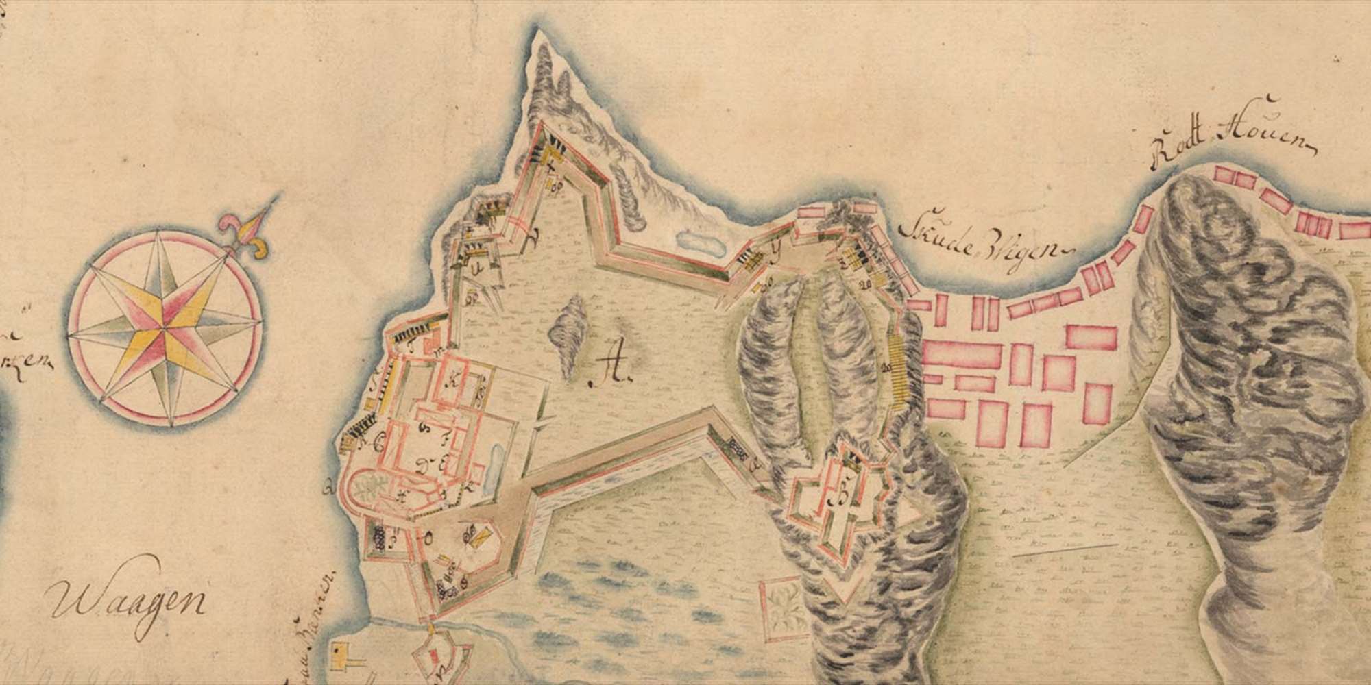 Forsvarsarkitektur Bergenhus festning. Fra firkant til stjerne