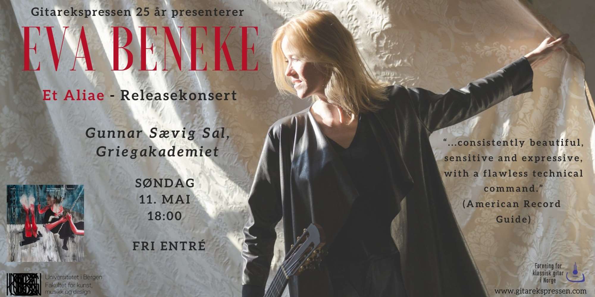 Releasekonsert med Eva Beneke