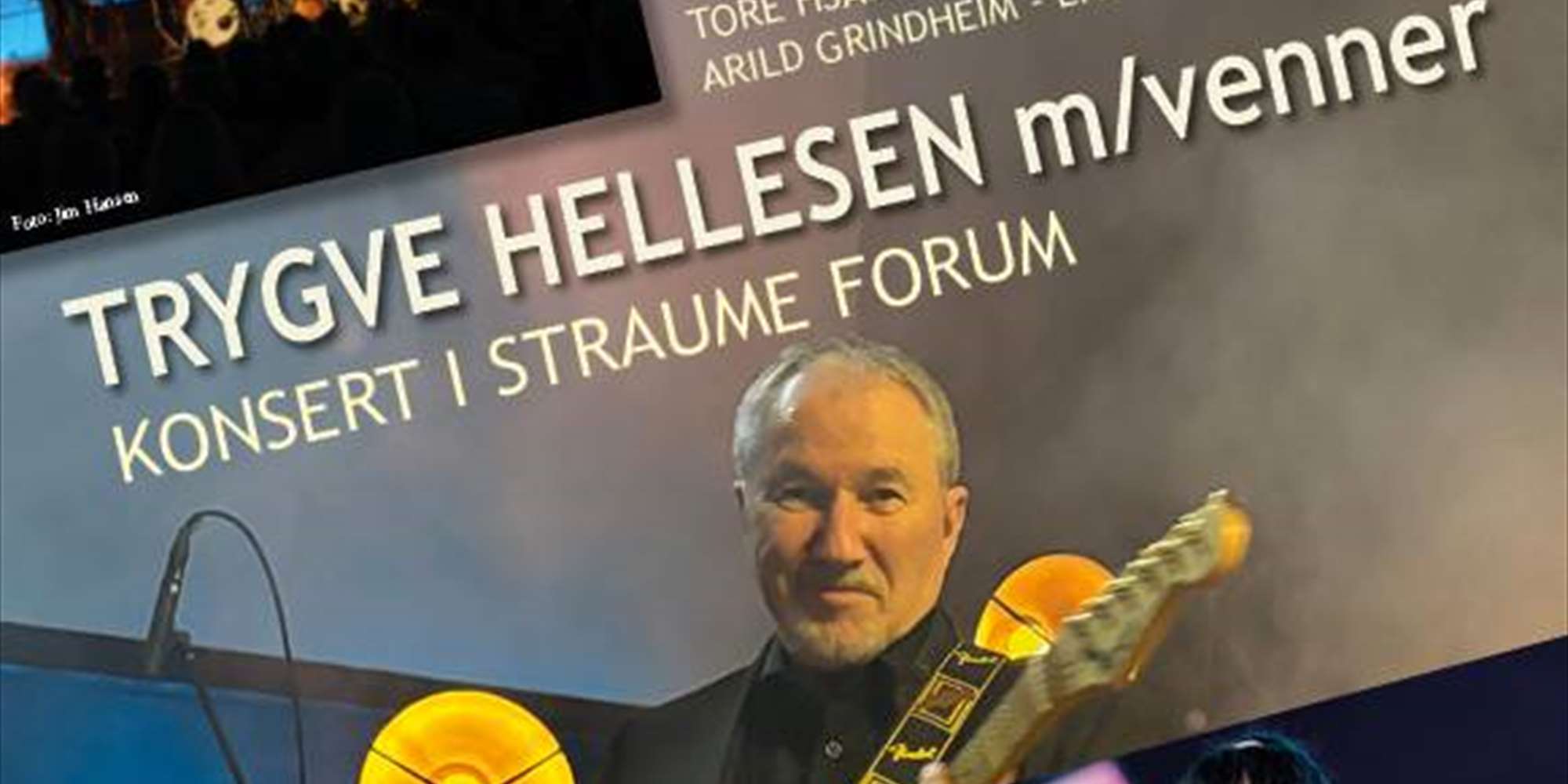 Trygve Hellesen med venner