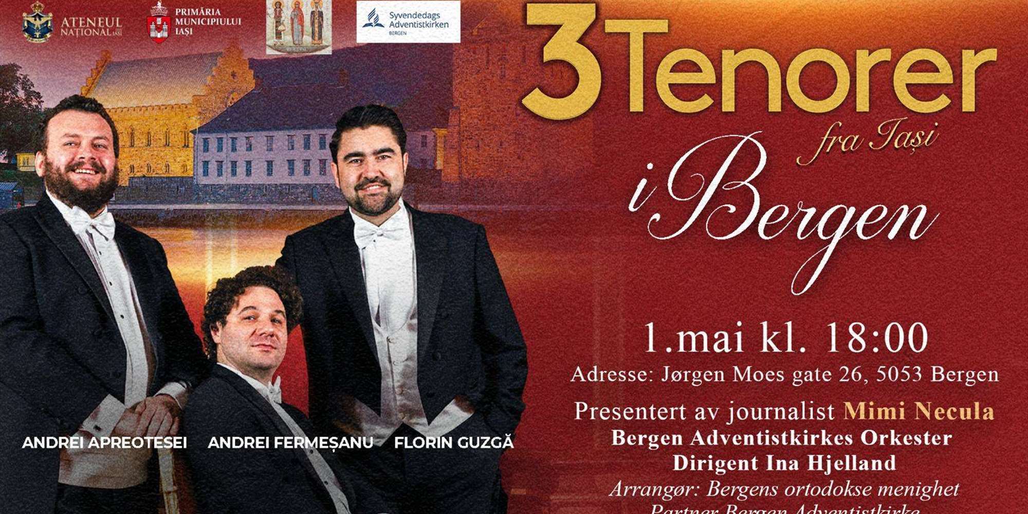 3Tenorer fra Iași i Bergen