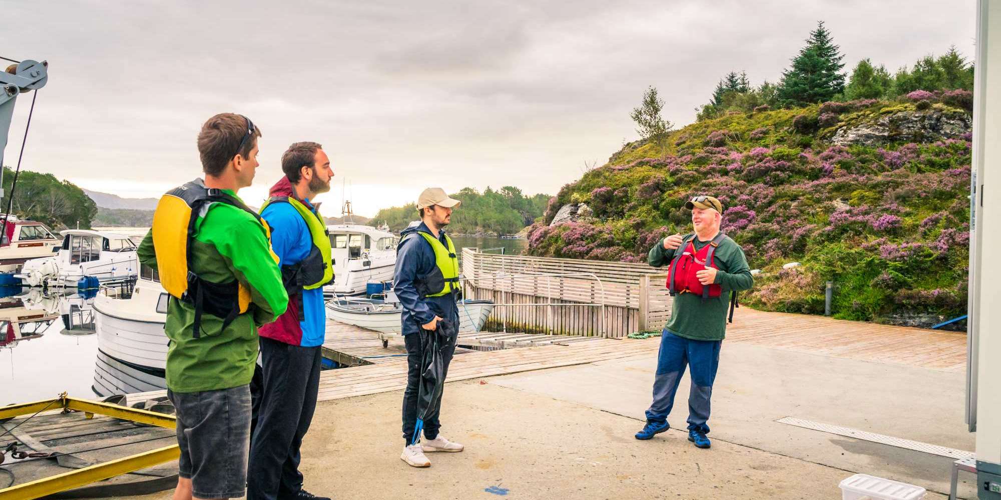 Briefing før vi drar ut