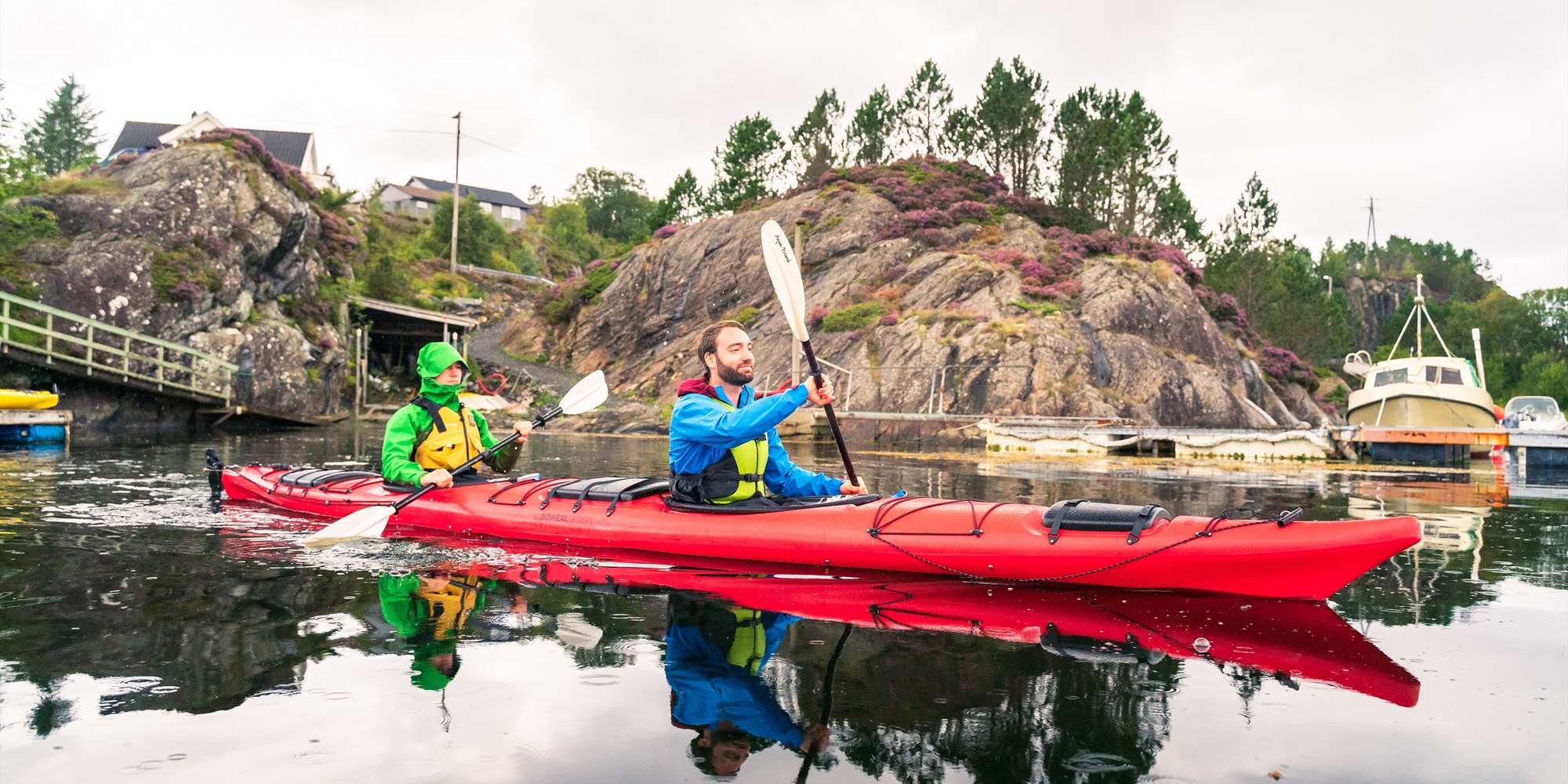 Guided kayak trip in Øygarden
