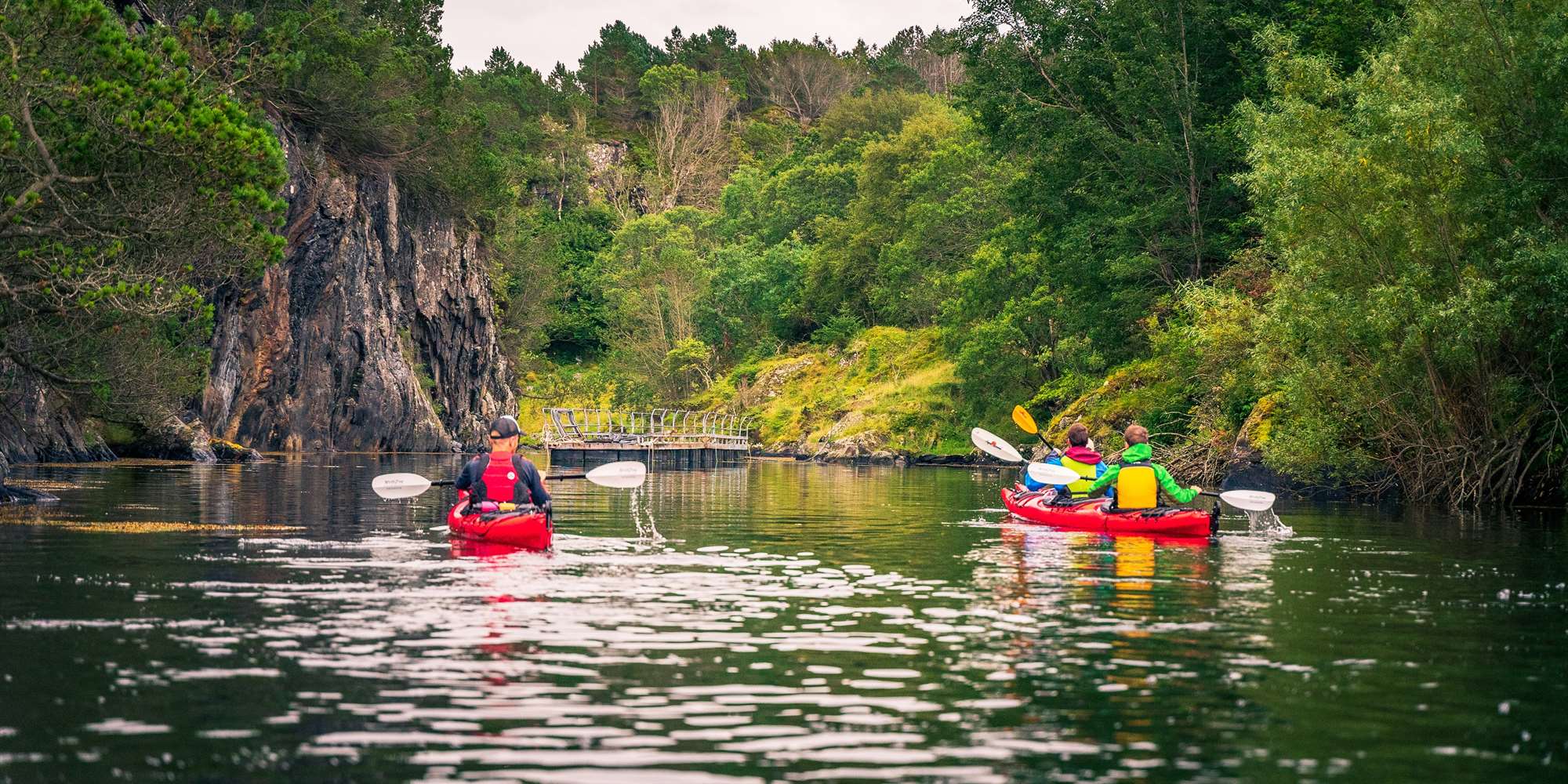 Guided kayak trip in Øygarden