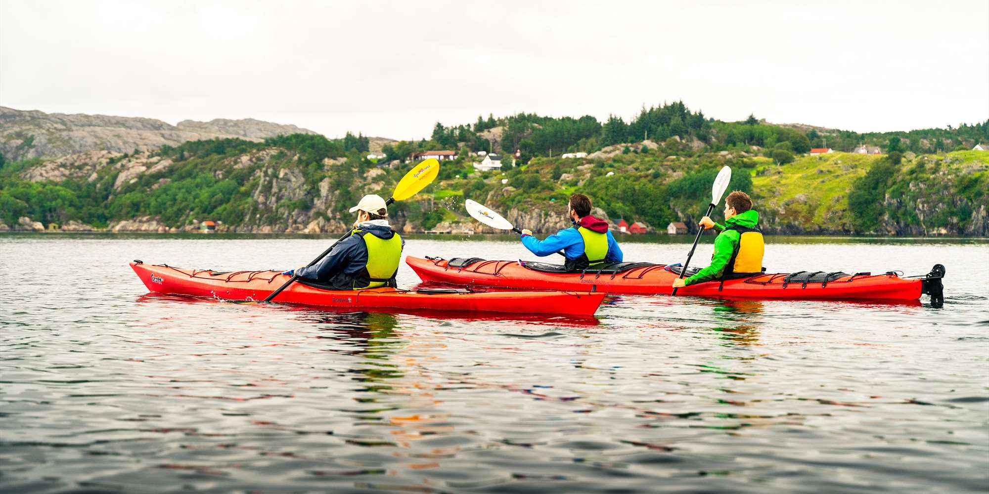 Guided kayak trip in Øygarden