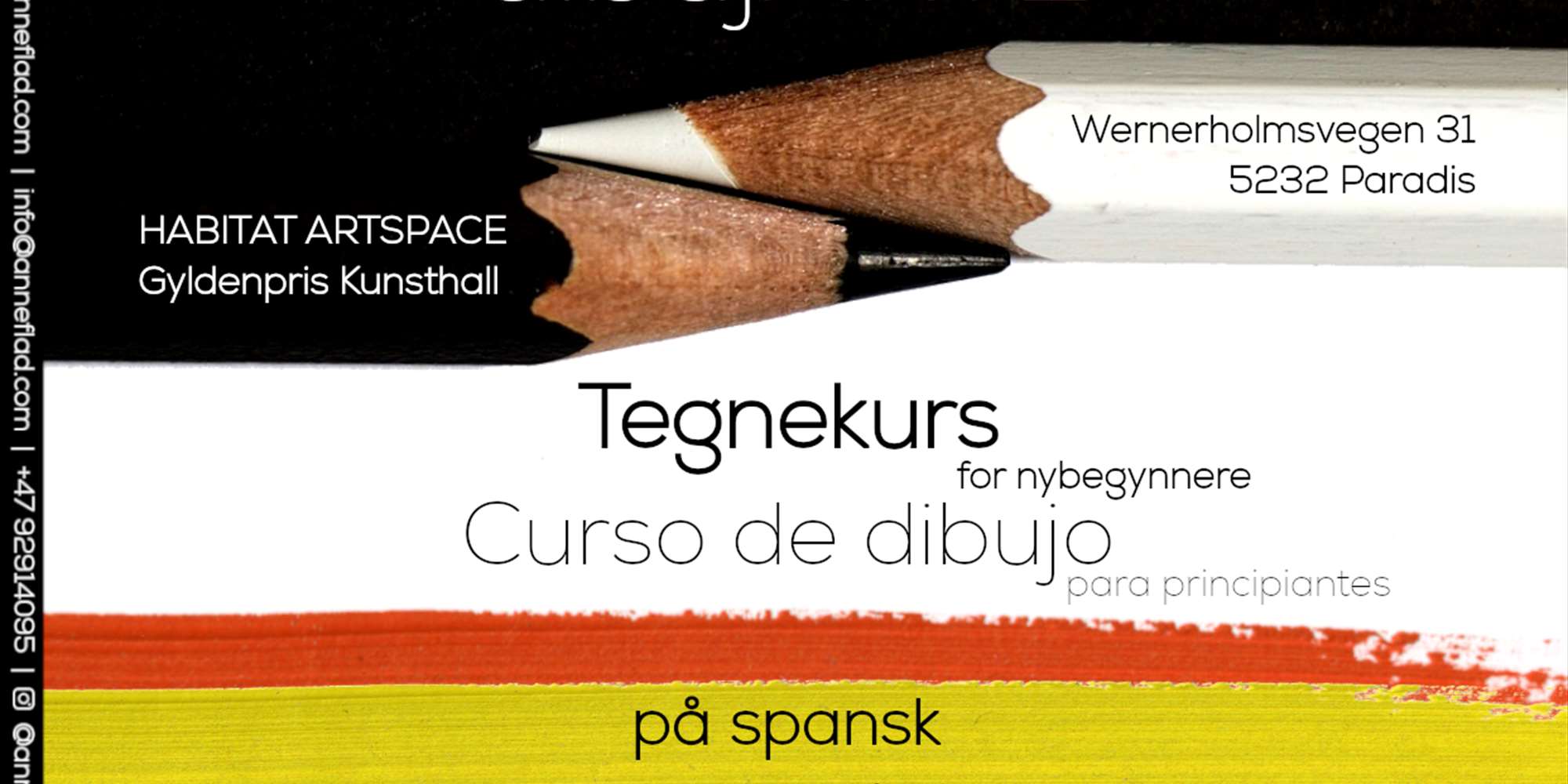 Tegnekurs for nybegynnere "dibujARTE" for voksne (på spansk)