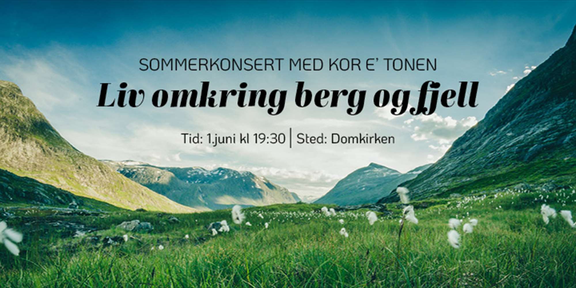Sommerkonsert med Kor e' tonen