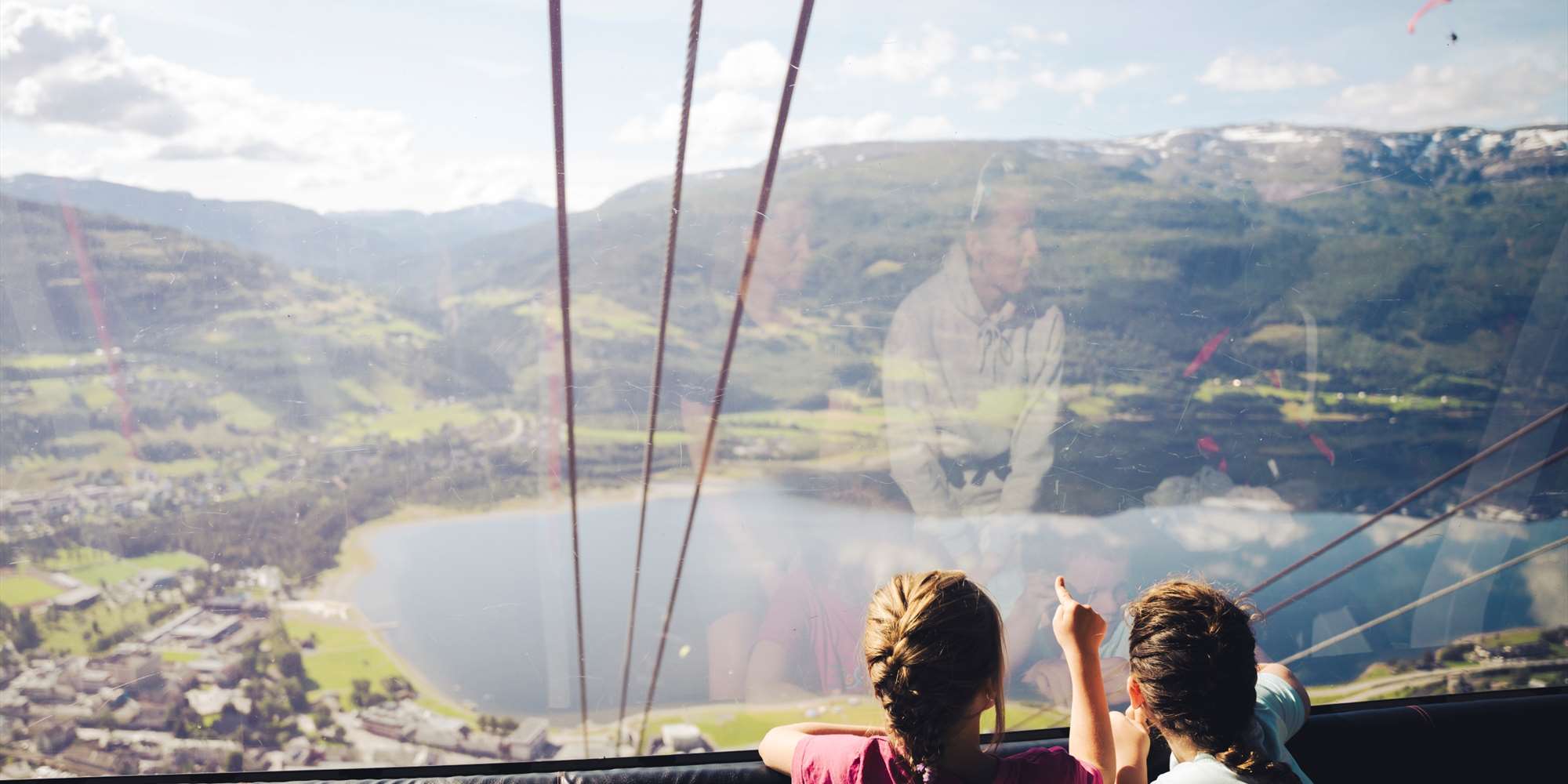 Barn under 7 år reiser gratis med gondolen