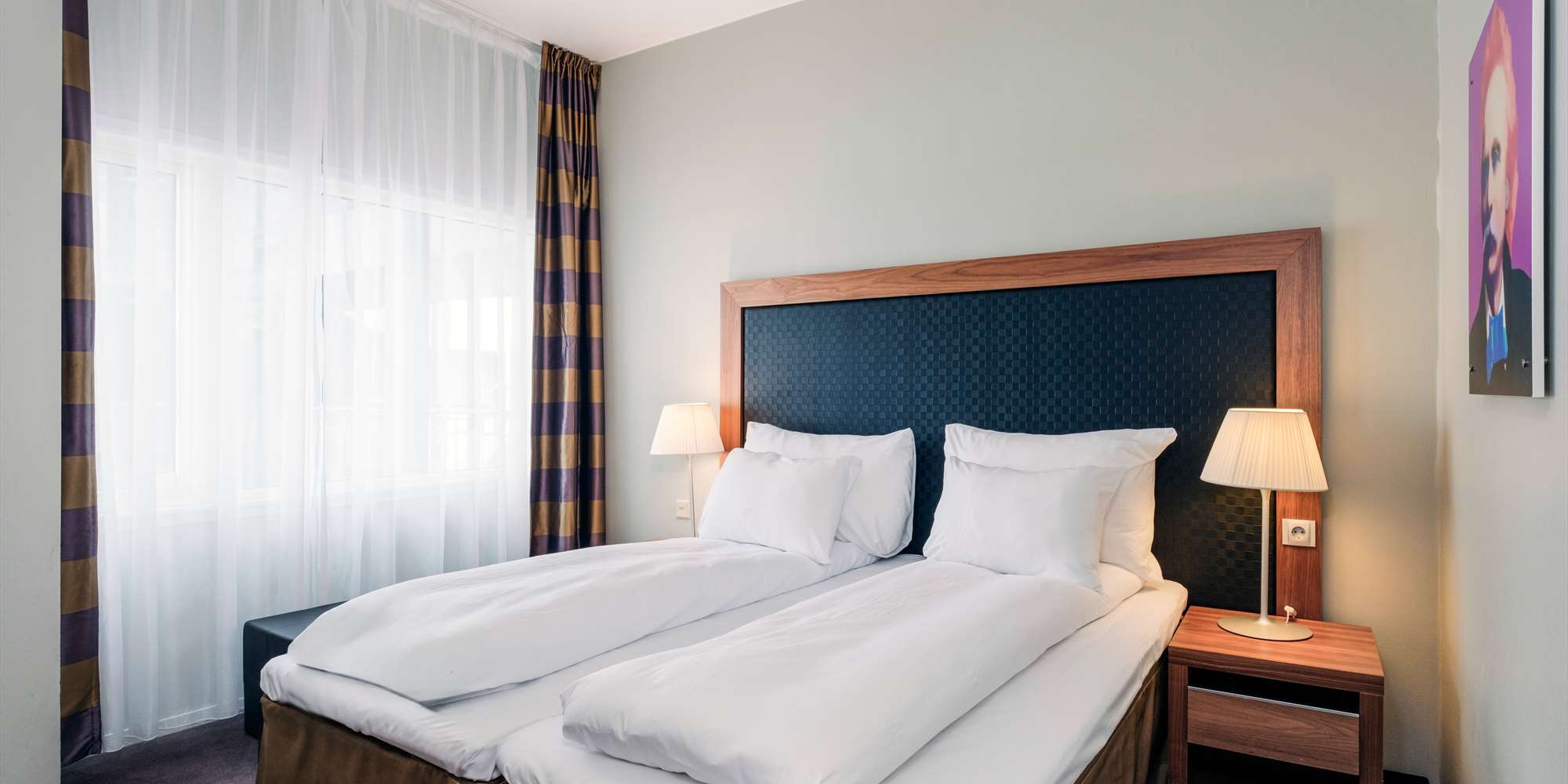 Superior bedroom with twin beds