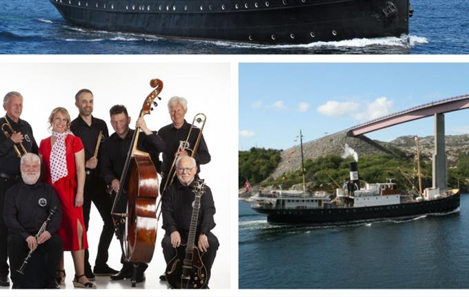 Jazz-cruise med dampskipet "Stord I" på Byfjorden