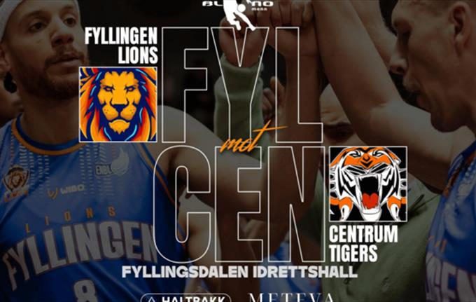 Basketligaen: Fyllingen Lions - Centrum Tigers