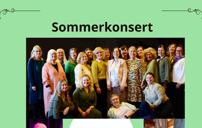 Sommarkonsert med Damekoret Øysong