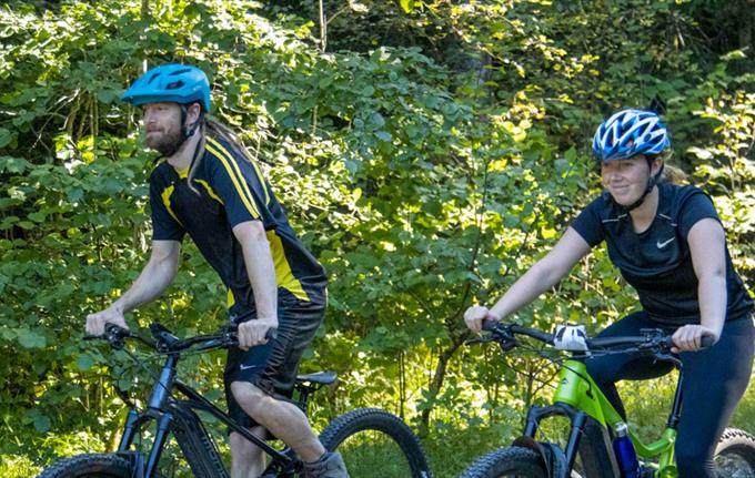 Guidet tur på E-Mountain bike i området rundt Voss