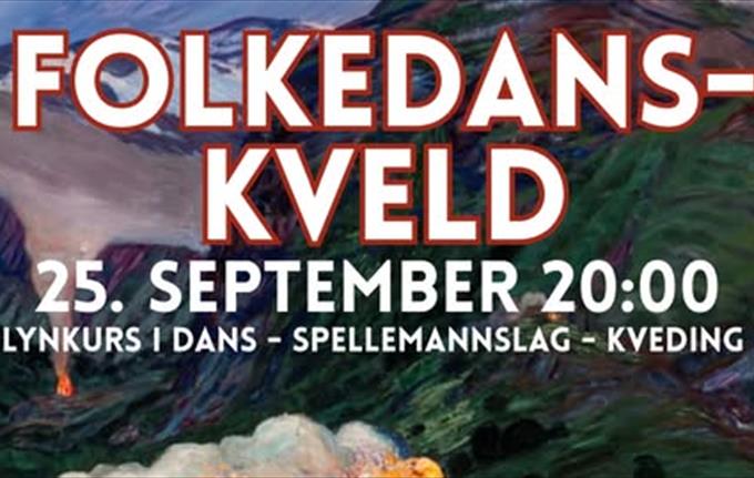 Folkedans-kveld med Bergen Ungdomslag Ervingen!
