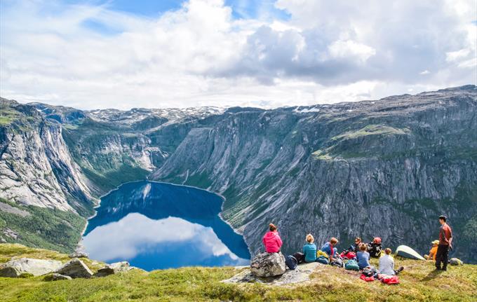 Guidet todagers fjelltur til Trolltunga