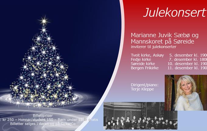 Julekonsert med Marianne Juvik Sæbø