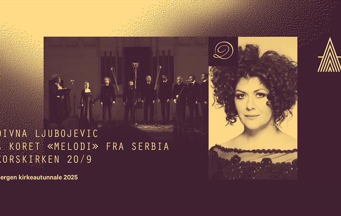 Divna Ljubojević og koret «Melódi»