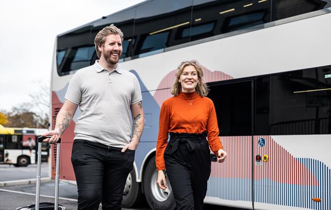 Reis med Kystbussen fra Stavanger, Haugesund eller Leirvik til Bergen sentrum