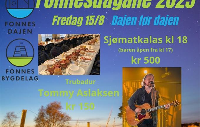 Fonnesdajen, sjømatkalas og bryggedans