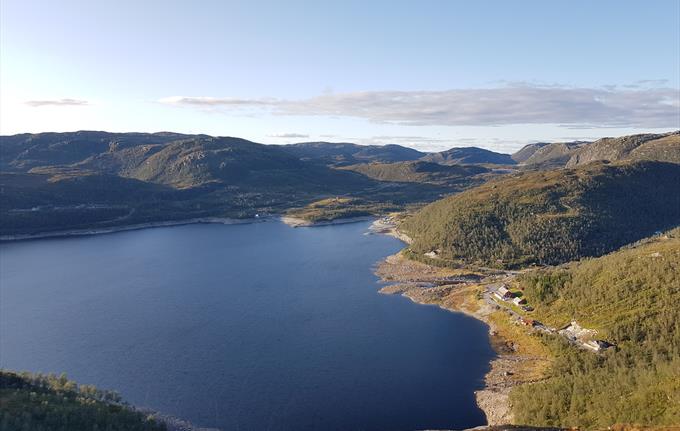 Utsikt fra Husefjellet