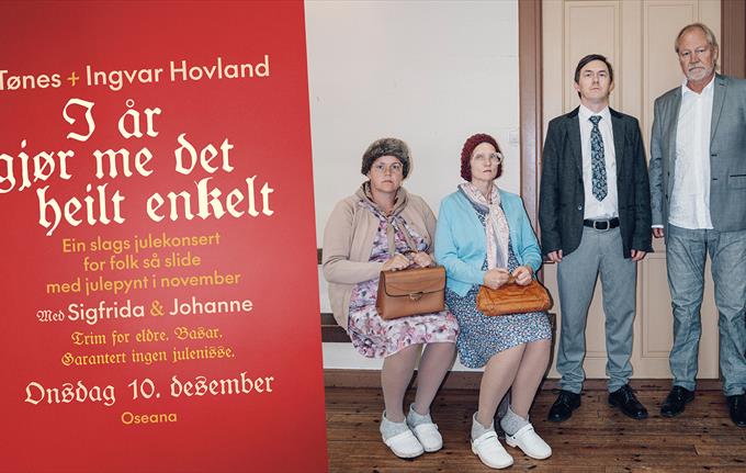 Ein slags julekonsert med Tønes og Ingvar Hovland