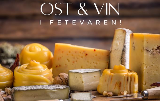 Bli kjent med ost & vin i Fetevaren