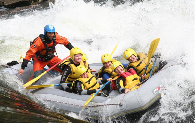 Rafting på Voss