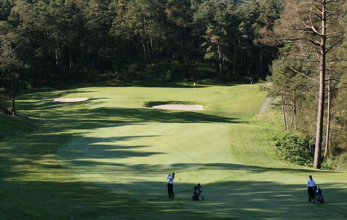 Golfbanen på Fana Golfklubb