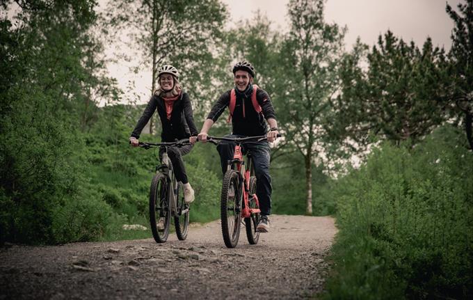 Leie av mountain bike på Fløyen