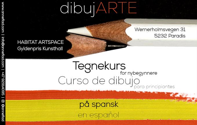 Tegnekurs for nybegynnere "dibujARTE" for voksne (på spansk)