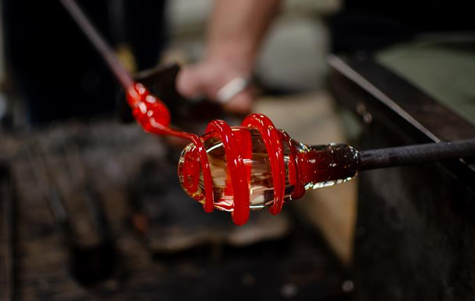 Heldagskurs i glassblåsing