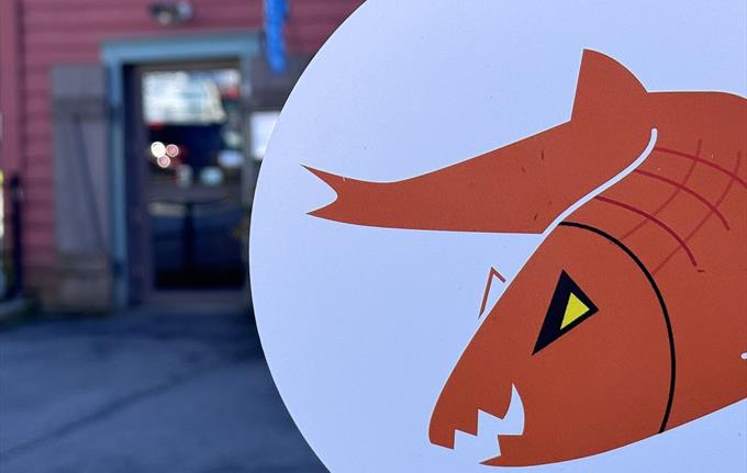 Silja Sild foran museet