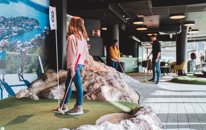 Minigolf i Bergen på Vestkanten