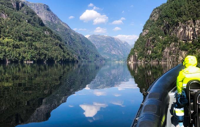 Fjordcruise med rib båt